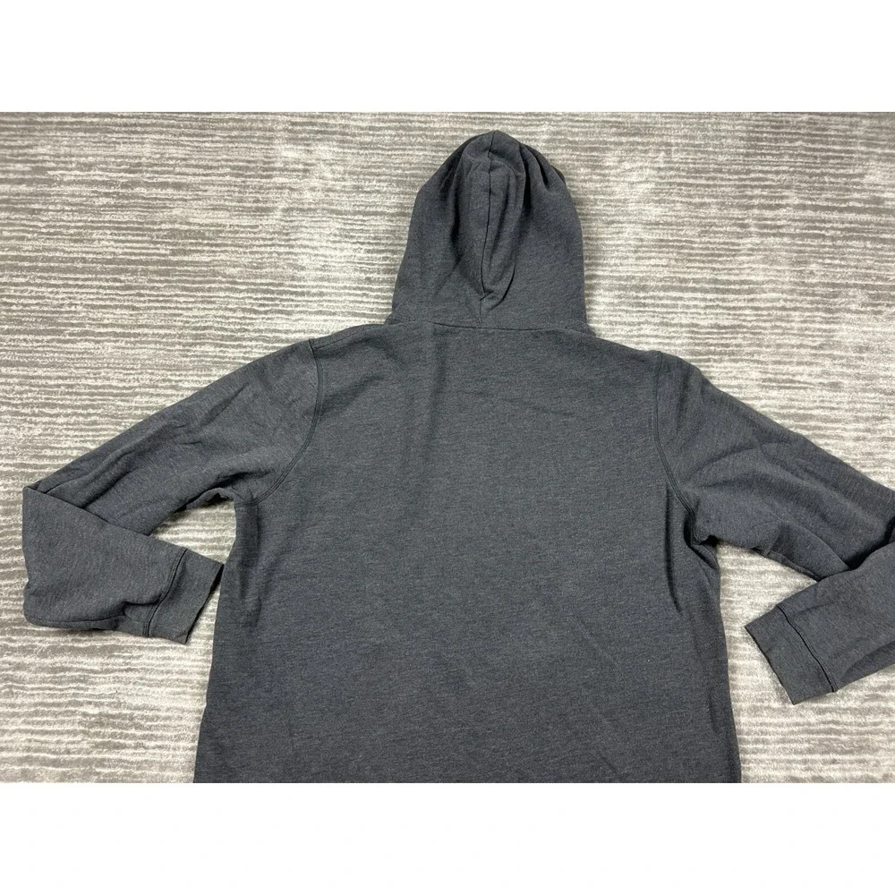 Reebok‎ Hoodie Mens 2XL Gray Longsleeve Pockets Cotton Blend Drawstring - Picture 8 of 11